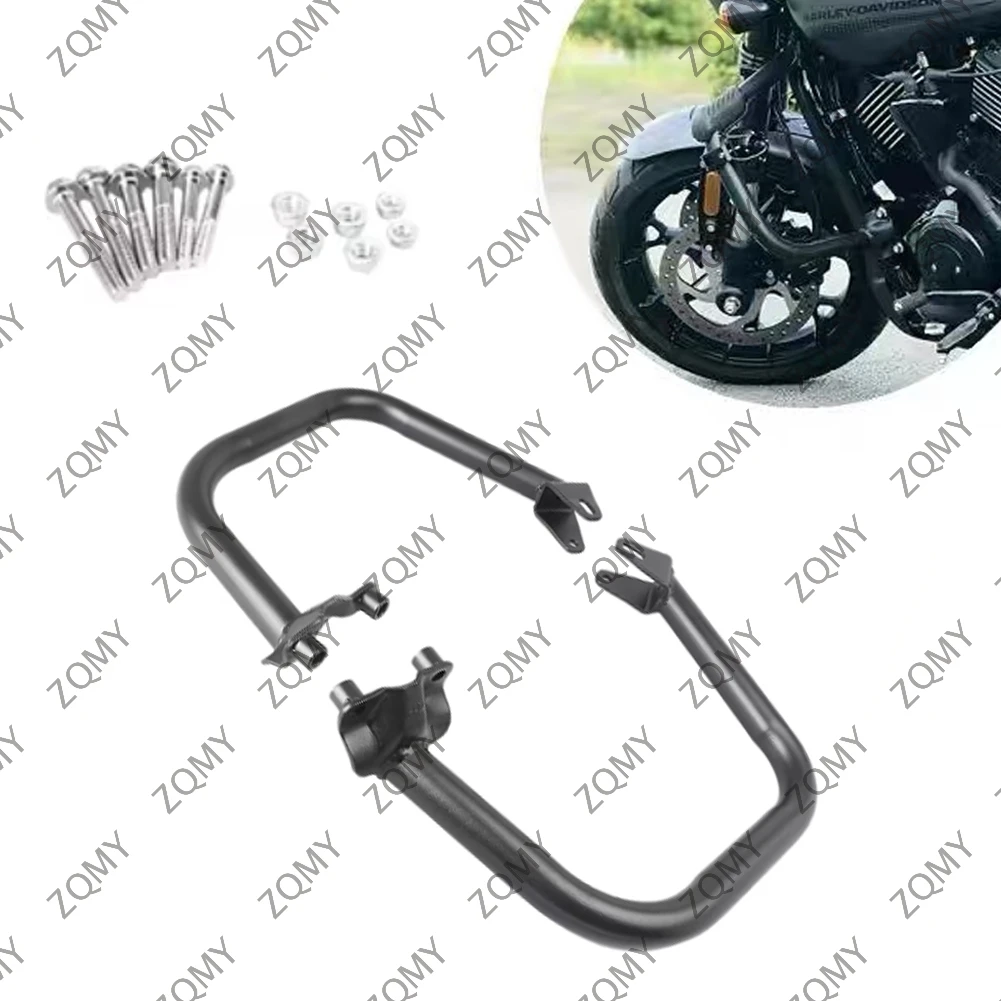 

Motorbike Engine Guard Highways Crash Bar Protector Guard For Harley Davidson STREET 750 500 2015 2016 Black