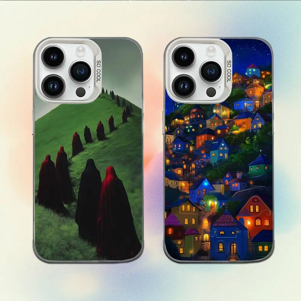 

Cosmic Wanderer Phone Case For iPhone 16,15,14,13,12,11,Mini,Pro,E,MAX White Candy Matte Shockproof Cover