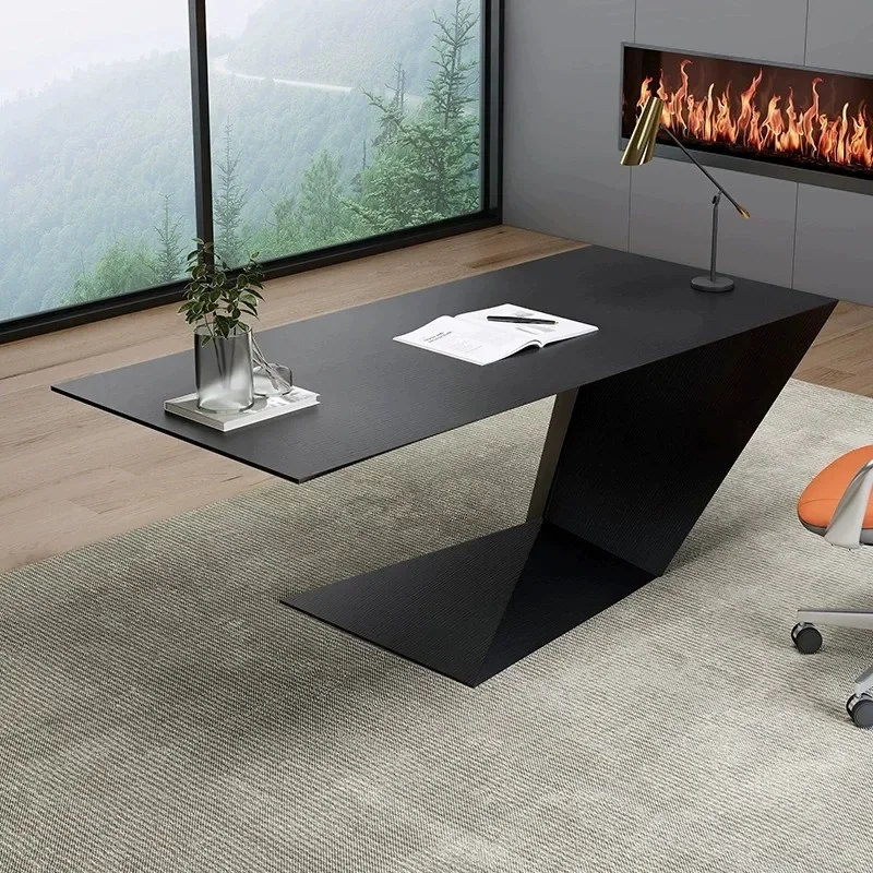 

Writing Table Desk with Drawers High Table Auxiliary Desk with Drawers Computer Offices Meble Warsztatowe Desk Standing
