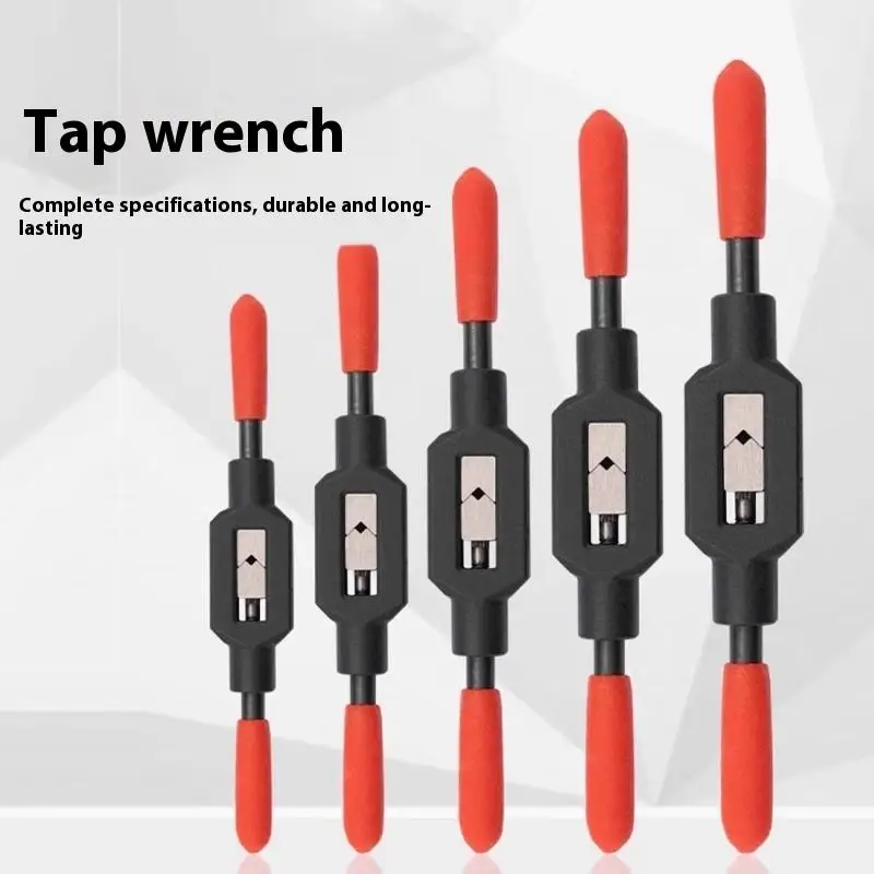 

1Pc Adjustable Tap Wrench Handle For M1-M8~M5-M20 Metric Taps Hard High Carbon Steel Tap Reamer Hand Threading Tools