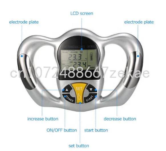 Eletrônico Handheld Body Fat Medindo Instrumento, Beleza