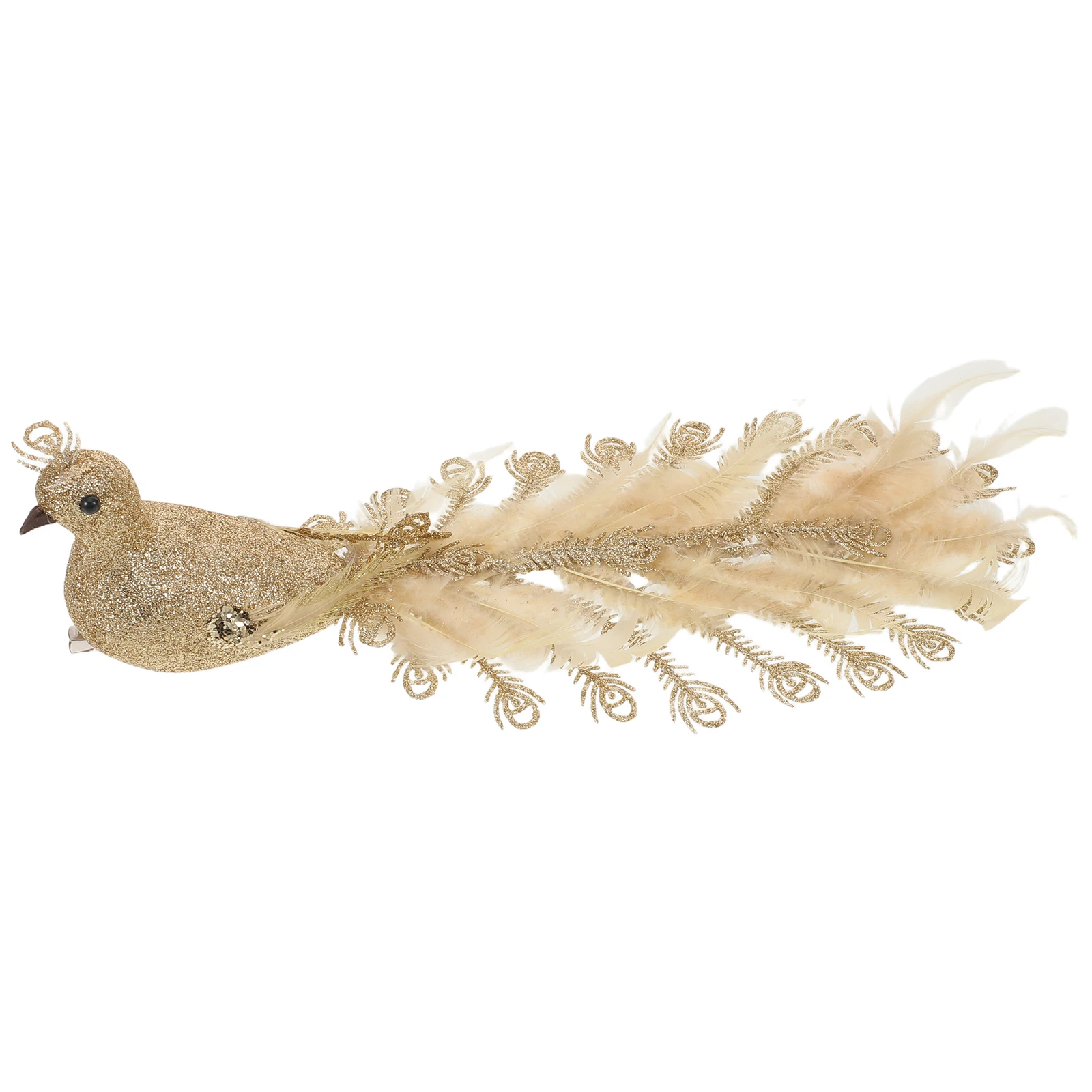 

Christmas Decorations Artificial Peacocks Bird Ornaments for Tree Birds Simulation