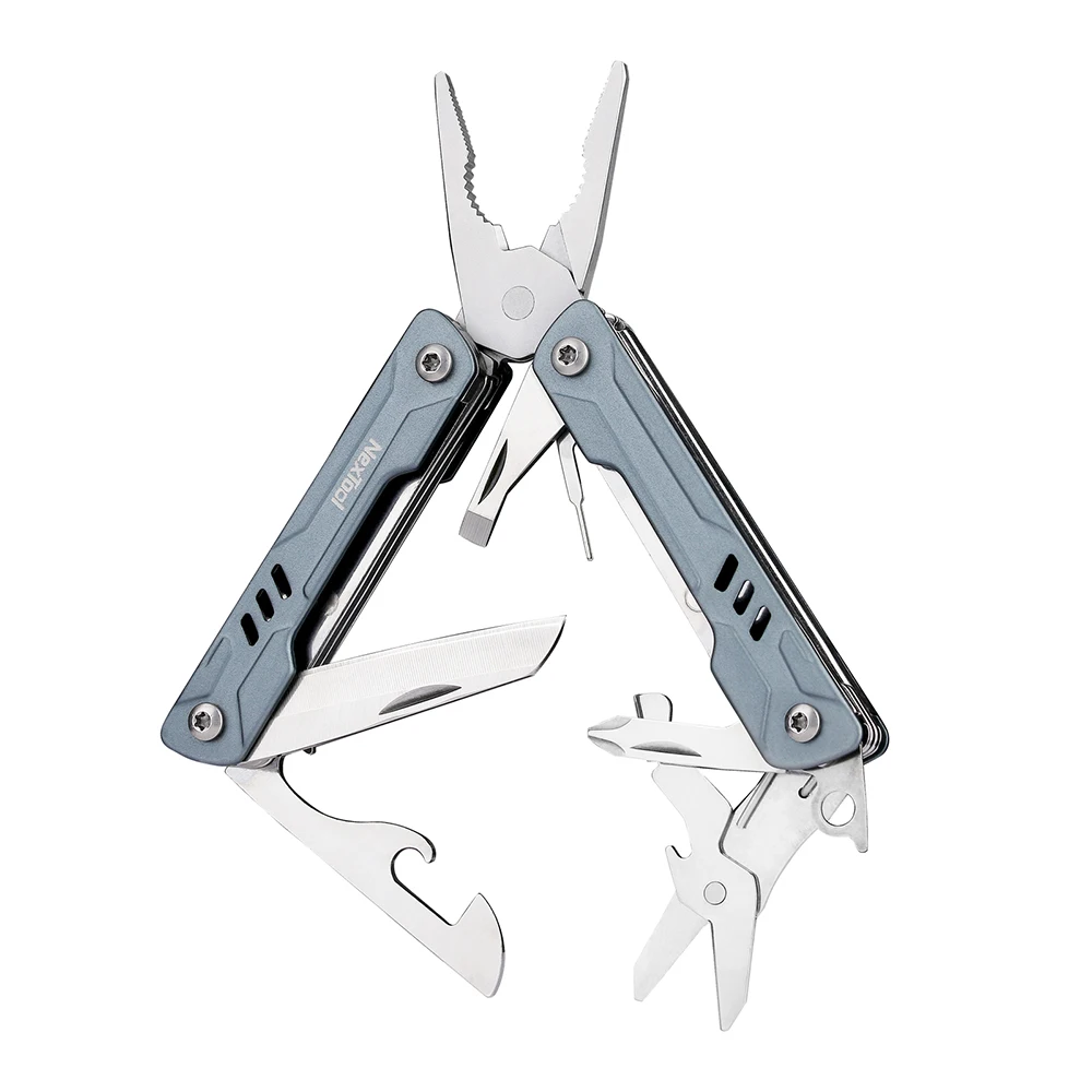 NexTool Mini Sailor 11-In-1 Multi-Function Tools Pliers Wire Cutters Retrieve Card Pin Screwdriver Scissors Bottle Opener Knife