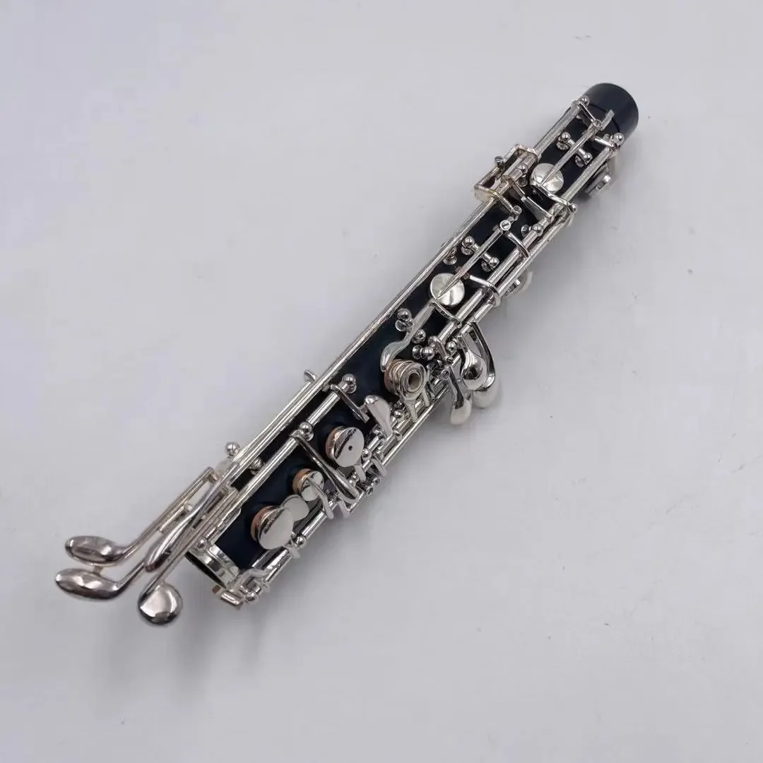 3rd NEW Semiautomatic Oboe withOctave Key, Silver Bass Clarinet Plated C Key