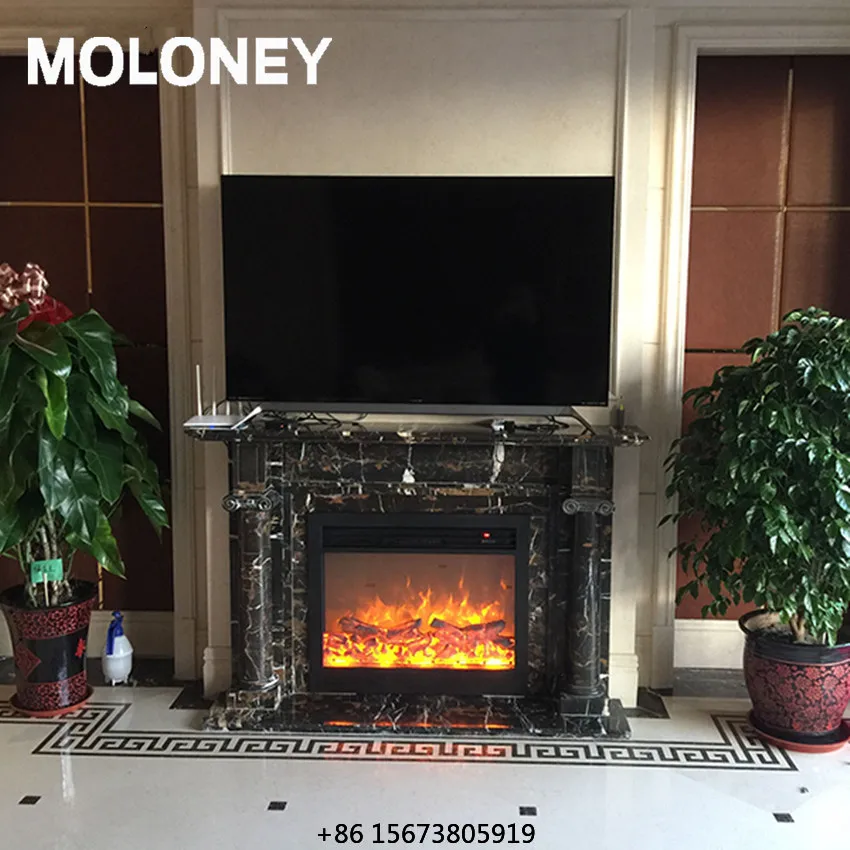 

Активная настенная акустическая система с поддержкой питания 120В, подставка для телевизора, искусственный камин