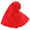 105909-714bd5.jpg Hot Muslim Fashion Woman Soft Hijabs Scarf Shawl Plain Cotton Jersey Scarves Turban Women Long Shawls Head Wrap Headband Abaya