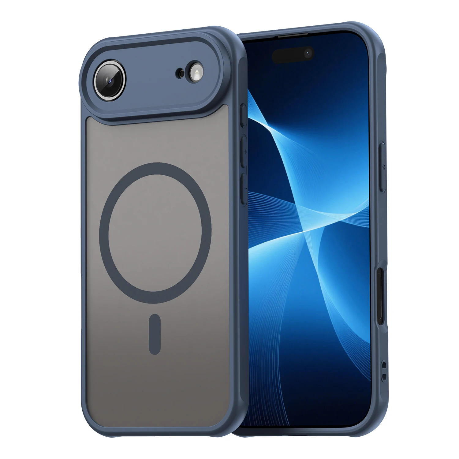 Für iPhone 17 Air Matte Hülle, Kompatibel mit MagSafe Stoßfester Schutz Transparente Abdeckung Für iPhone 17 2025 – Detail 1