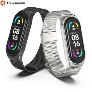 Xiaomi Mi Band Milanesa Metal Bracelet, Mi Band 3, 4, 5, 6, 7, 8, 9 8 Main Sales Bracelet Mi Band 7 - №3