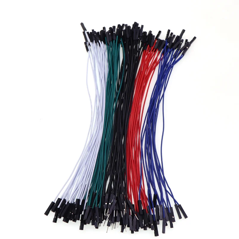 Dupont 2.54 Terminal White/Black/Red/Yellow/Blue/Green Threaded 1P Rubber Shell Connection Wire Length 20CM