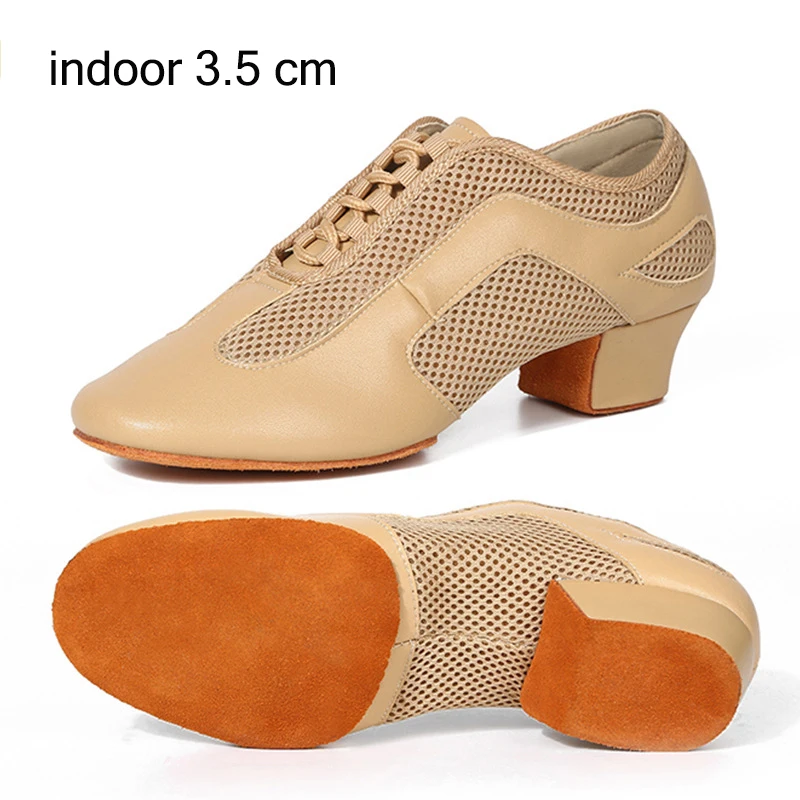 Jazz Dance Shoes Women Sneakers Balleoom Dance Shoes Ladies 3.5/5cm Heels Indoor/Outdoor Professional Dancing Shoes Woman