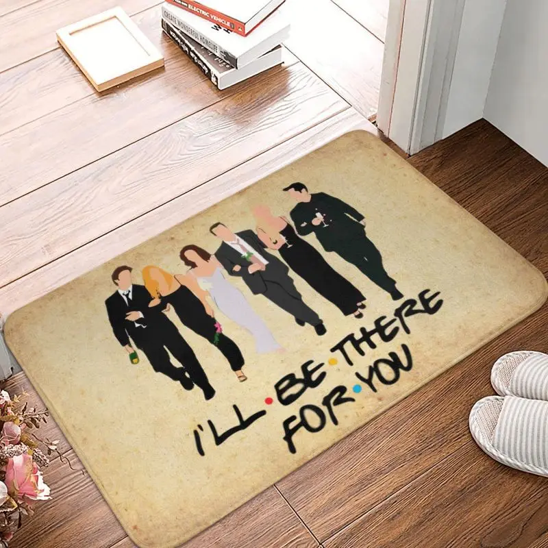 Friends TV Show Front Door Mat Anti-Slip Outdoor Waterproof Doormat Kitchen Balcony Entrance Rug Carpet