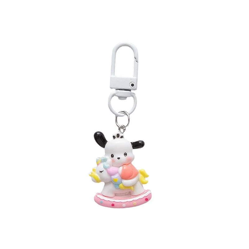 Sanrio Hello Kitty Cute Cartoon Keychain Melody Kuromi Student Cute Popular Accessories Bag Keychain Surprise Gift Free Shipping