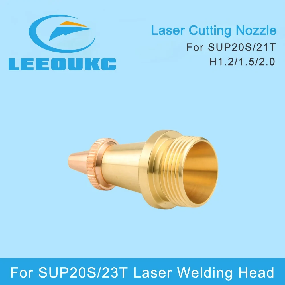 LEEOUKC 10Pcs/Lot Fiber Laser Welding Head Nozzles For SUP20S Laser Hand-held Welding Machine