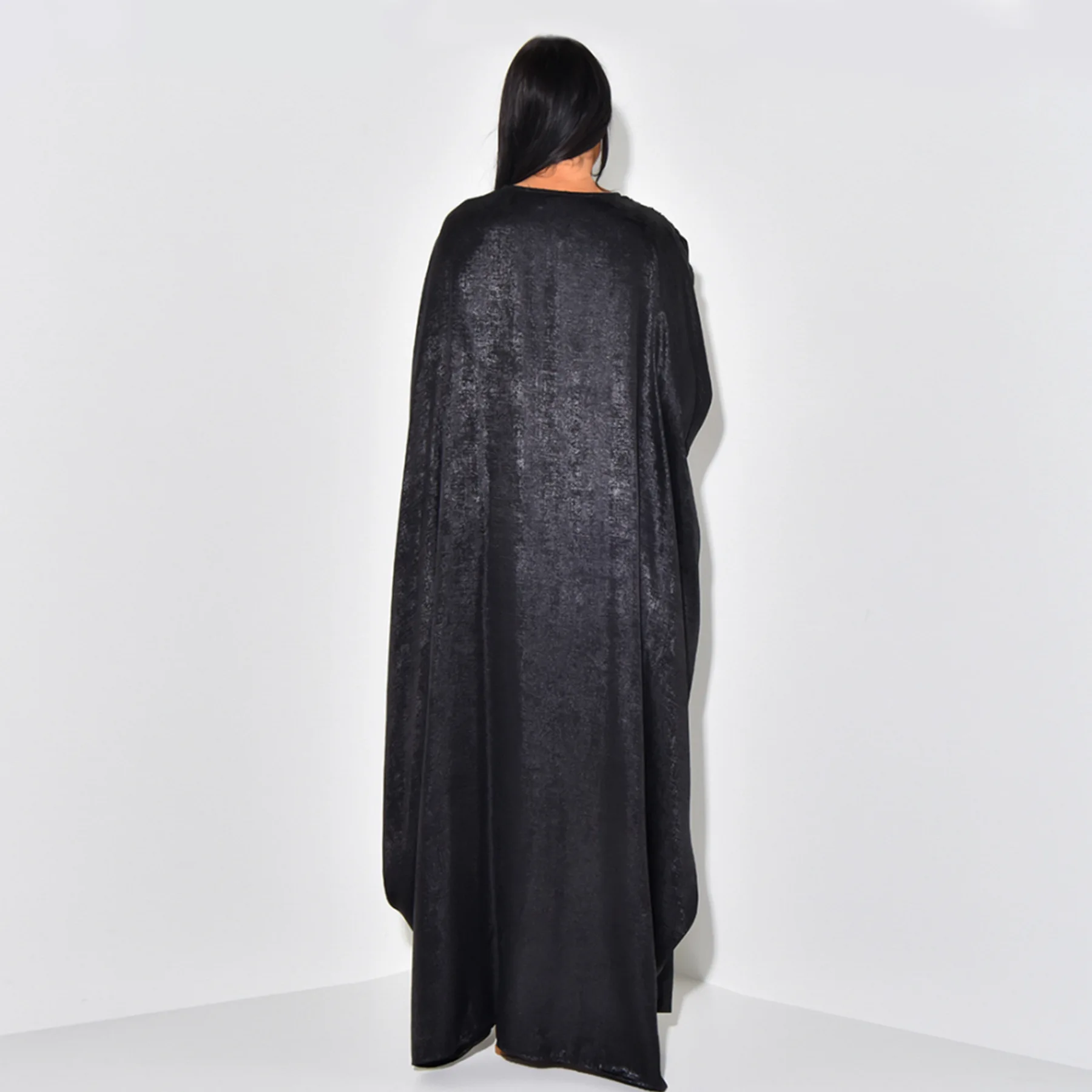 Fashion Elegant Modest Abaya Women Muslim Dress Turkey Islamic Clothing Dubai Abaya Loose Batwing Long Dresses Arab Women Robes