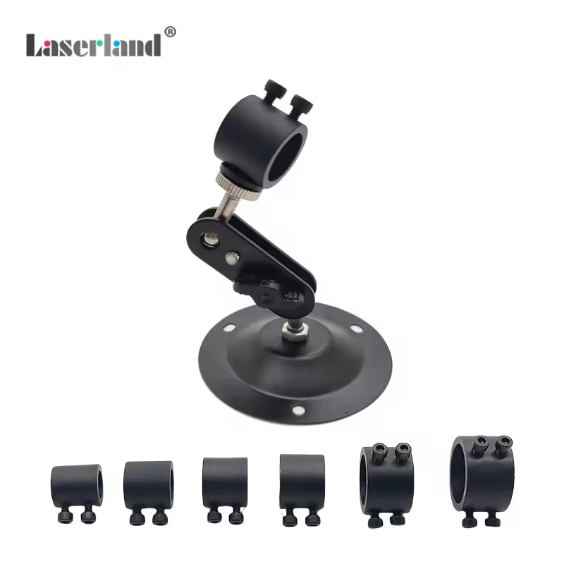 מחזיק מתכוונן לייזר/clamp/הר/בסיס תמיכה עבור מראה עדשה מודול לייזר
