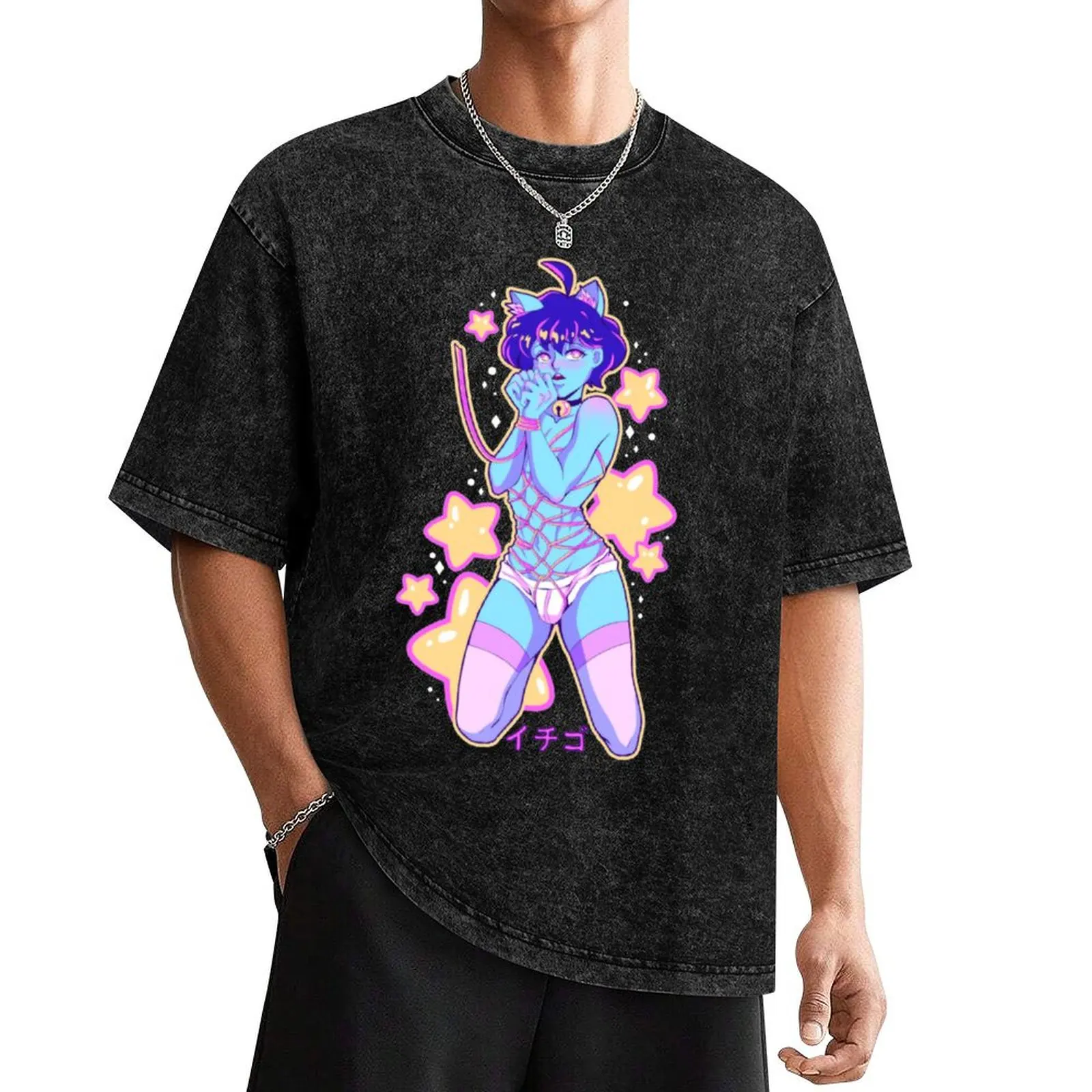 

Strawberry Boy T-Shirt sublime graphic tee shirt blue archive Men's t shirts