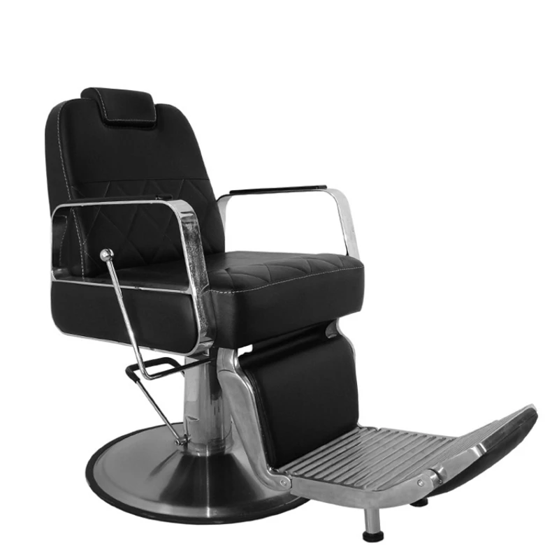 Retro oil head  reclining shaving lift hair salon special hair care chair