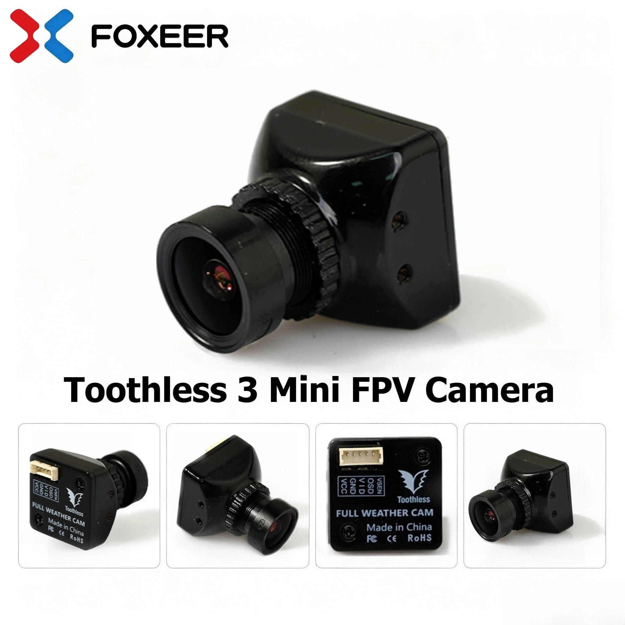 FOXEER Toothless 3 Mini FPV Camera 1200TVL 1/2