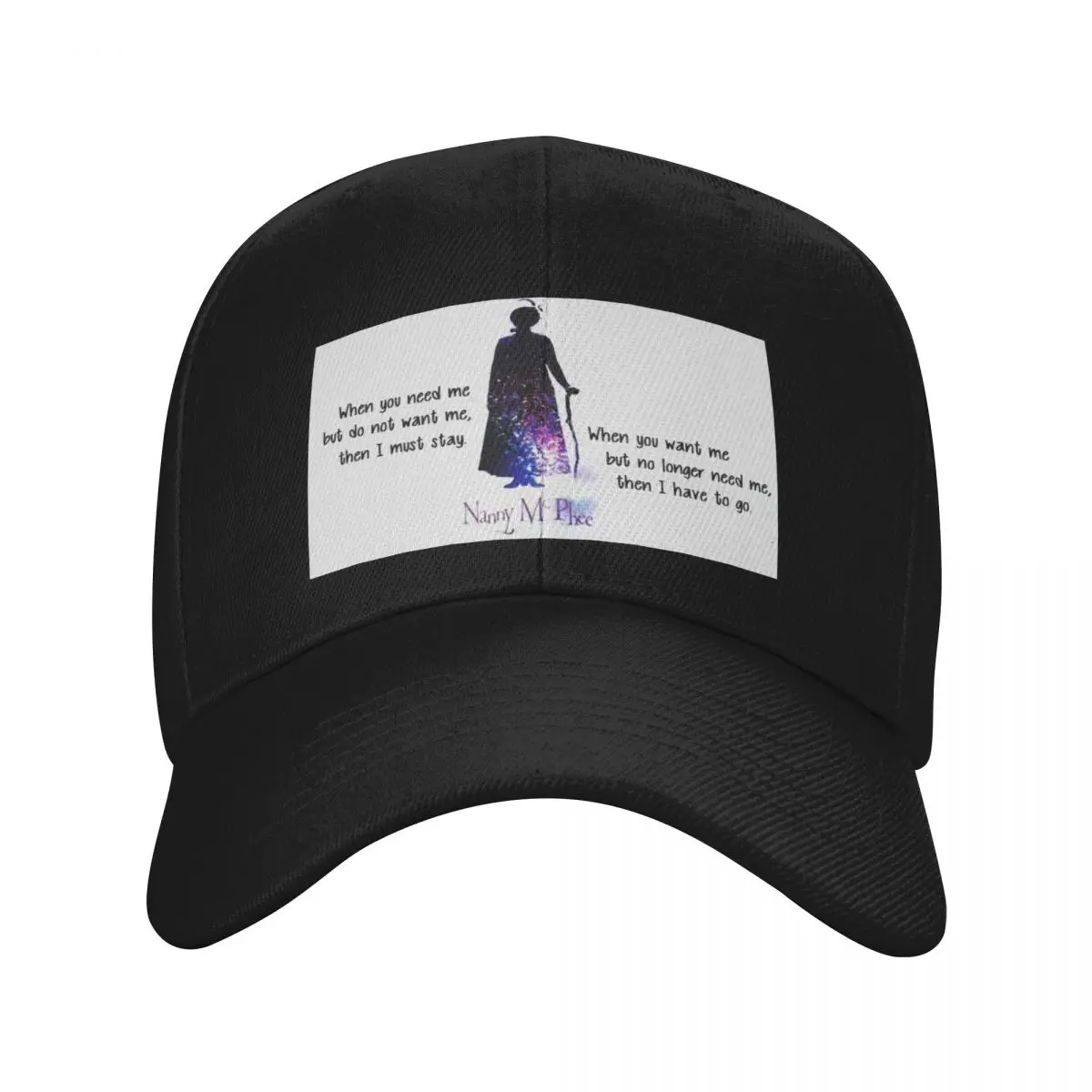 Nanny McPhee Baseball Cap Hood custom Hat fashionable Male Women's