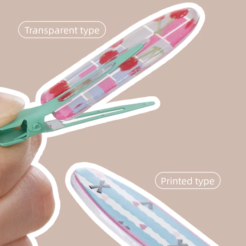10 stücke Koreanische Metall Haarnadeln Kawaii Candy Obst Stil Sommer Pony Sweetie Acryl Clips Mädchen Schönheit Styling Zubehör Set – Detail 6