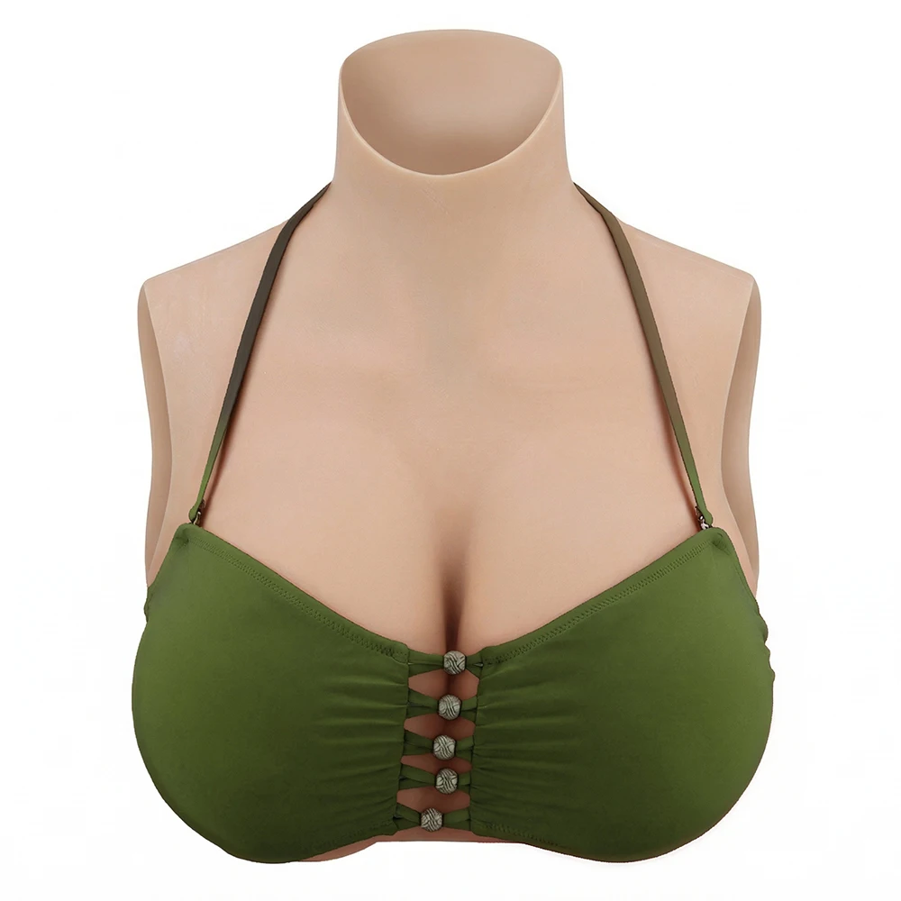 

Silicone Breast Forms for Crossdresser Transgender Large Fake Boobs Prosthesis C-H Cup Realistic Chest Enhancer for Live Show