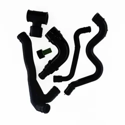 6Pcs Car Engine Crankcase Breather Hose Kit for MK4 1.8T AWW 06A103221AH 06A103213AF 06A 103 213 F 035 103 245 G 06A 103 221 AF