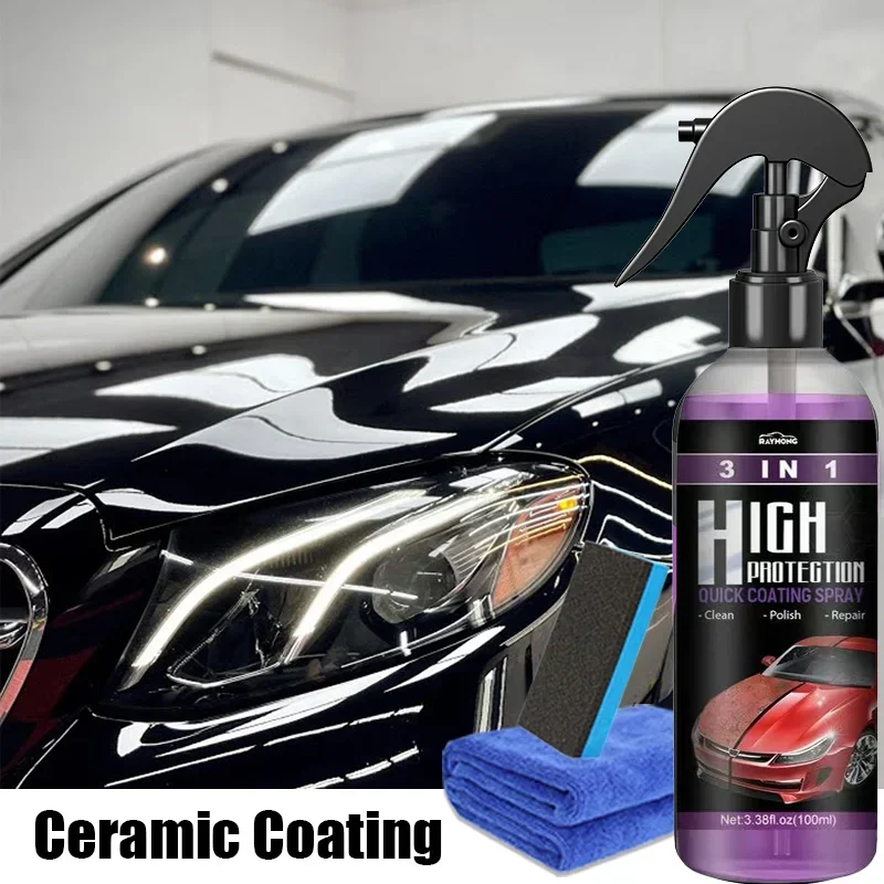 QC19 طلاء سيراميك نانو للسيارة، سائل، طبقة مسعورة، تلميع، طلاء، عامل طلاء #1