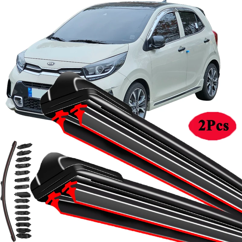 

For KIA Picanto Monirng SA TA JA 2004-2024 Car Windshield Wiper Blade Front Windscreen Brushes Washer Accessories Cleaning Parts