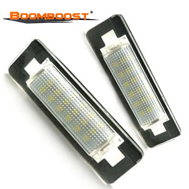 سيارة LED عدد 2 قطعة 18 LED لبنز W210 W202 E300 E55 C230 C43 AMG 3528 SMD لوحة ترخيص مصابيح OBC
