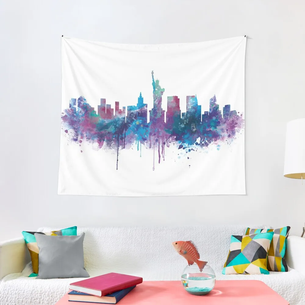 

New York Tapestry Wall Deco Wall Carpet Korean Room Decor Decoration For Home Tapestry