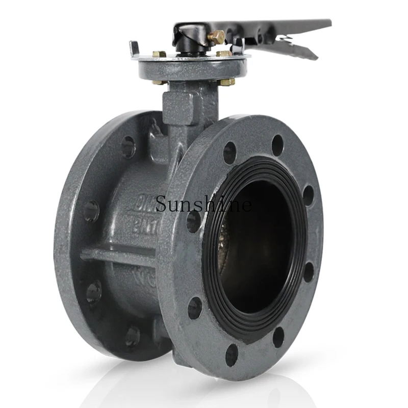 

D41X-16C Cast Steel Flanged Butterfly Valve Handle WCB Body 10 Pressure Labor DN80 100