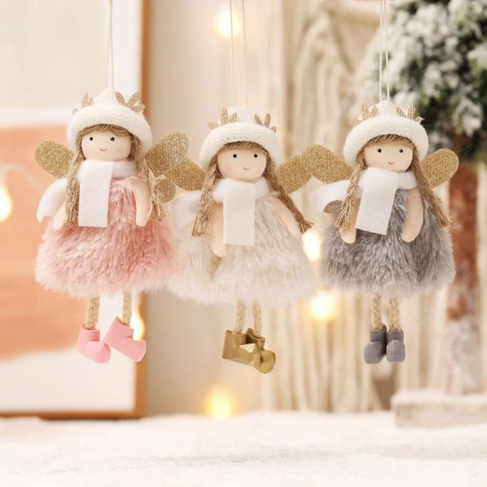 

Christmas Decoration Angel Girl Doll Merry Christma Decor Gifts Doll Oranments Christmas Angel Girl Festival Party Supplie