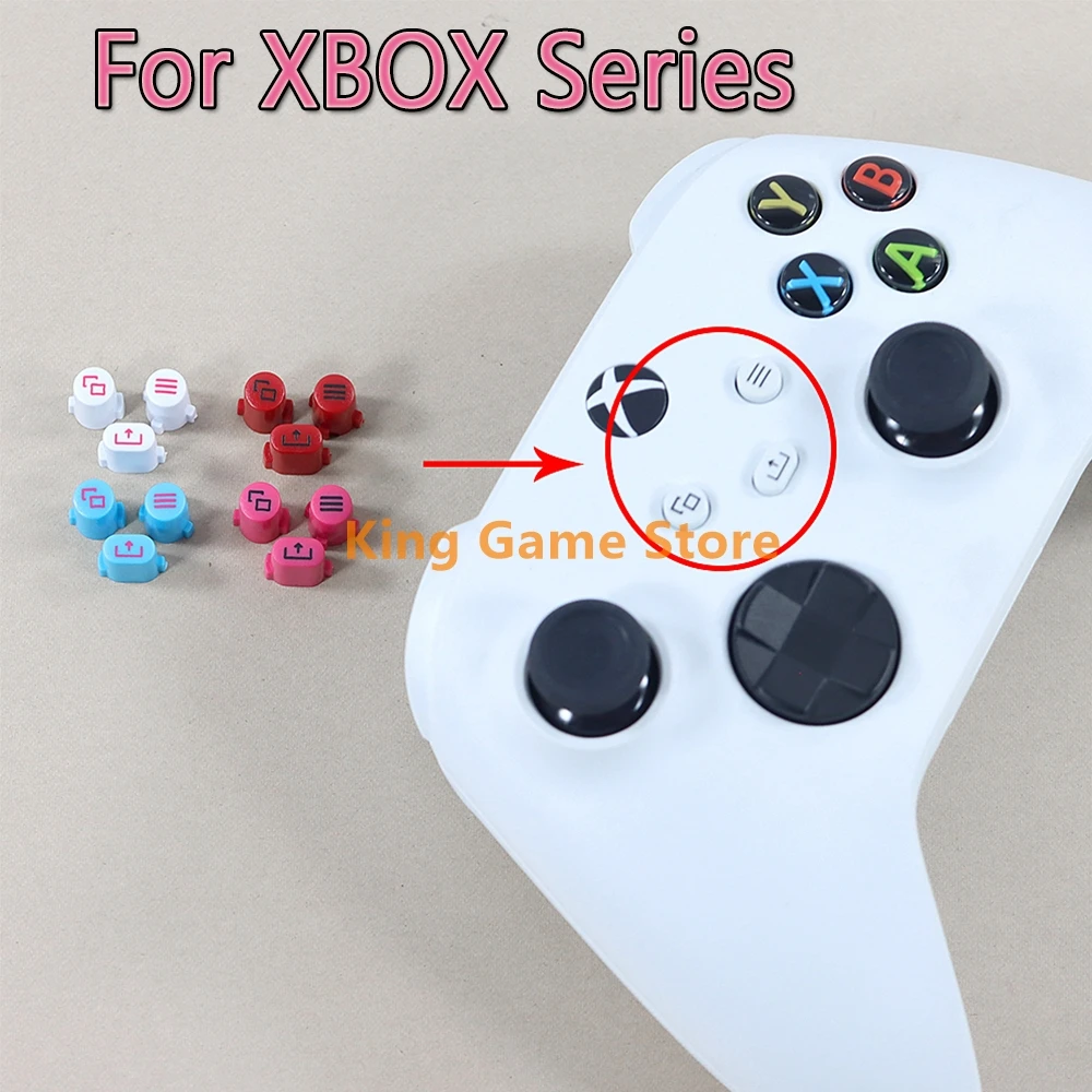 20Sets For Xbox Series X/S XSX XSS Wireless Handle Menu Selection shared Button Replacement 3 in 1 menu button