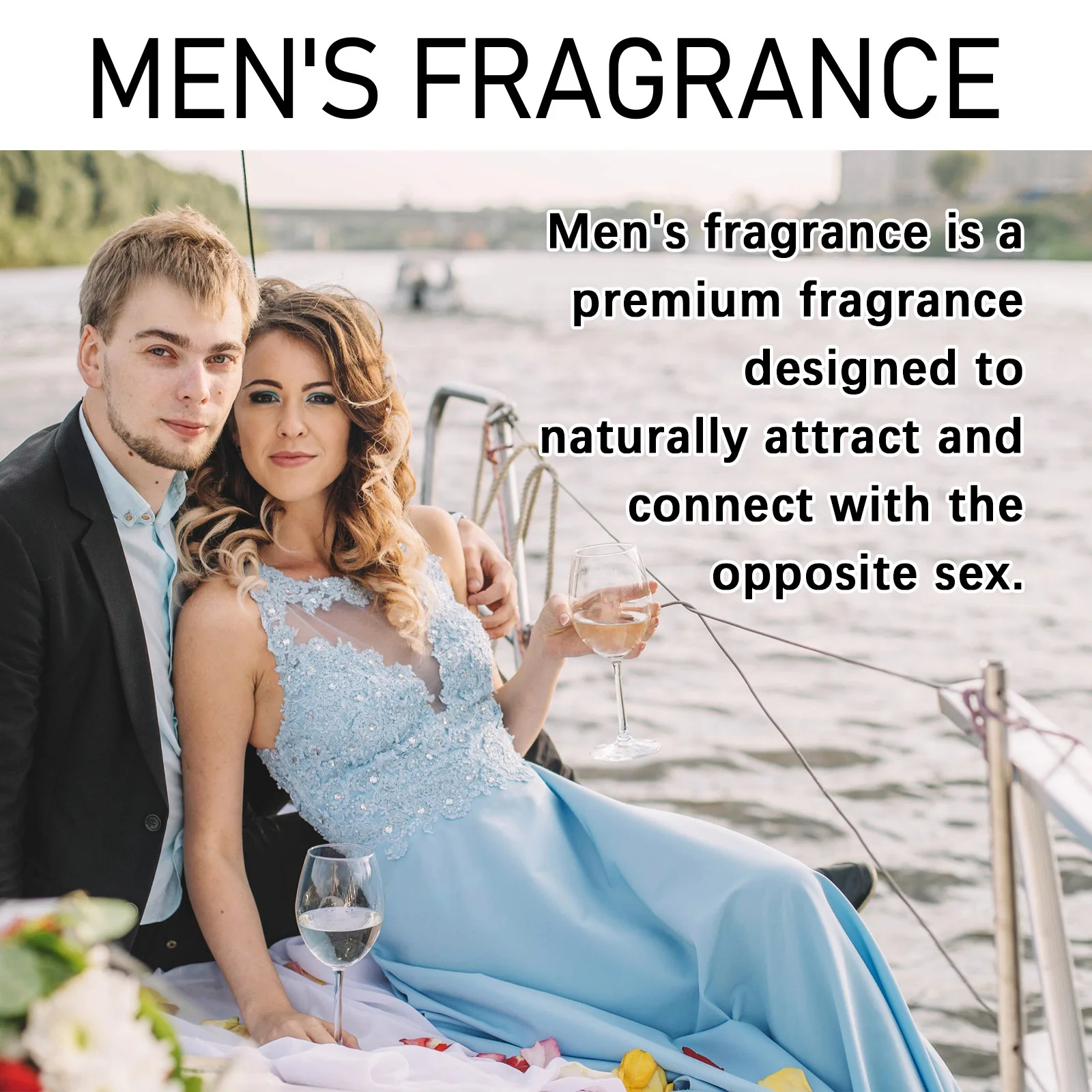 North Moon Men Glamour Perfume Plant Floral Scent Lasting Fresh Light Fragrance Dating Pheromone Body Deodorants Cologne Perfum