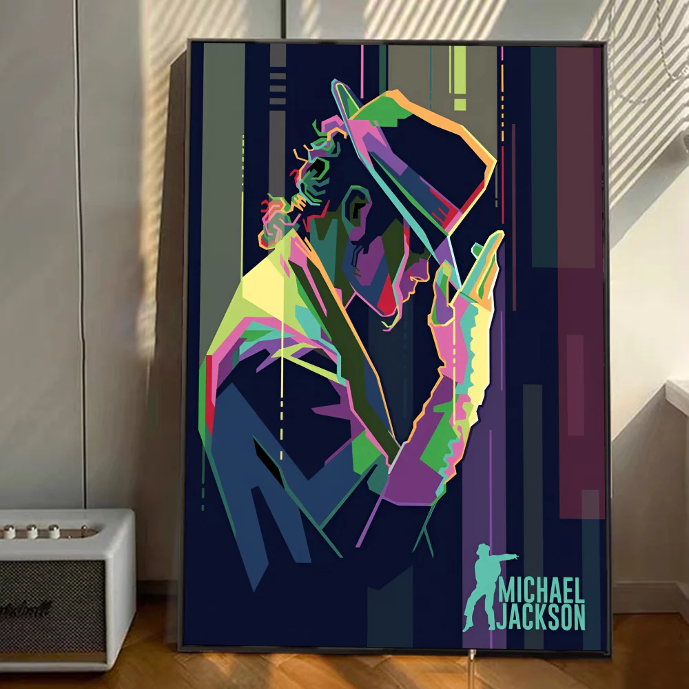 Michael-Jackson Whitepaper Poster HD Quality Poster Wall Art Painting Study Room Wall Decor