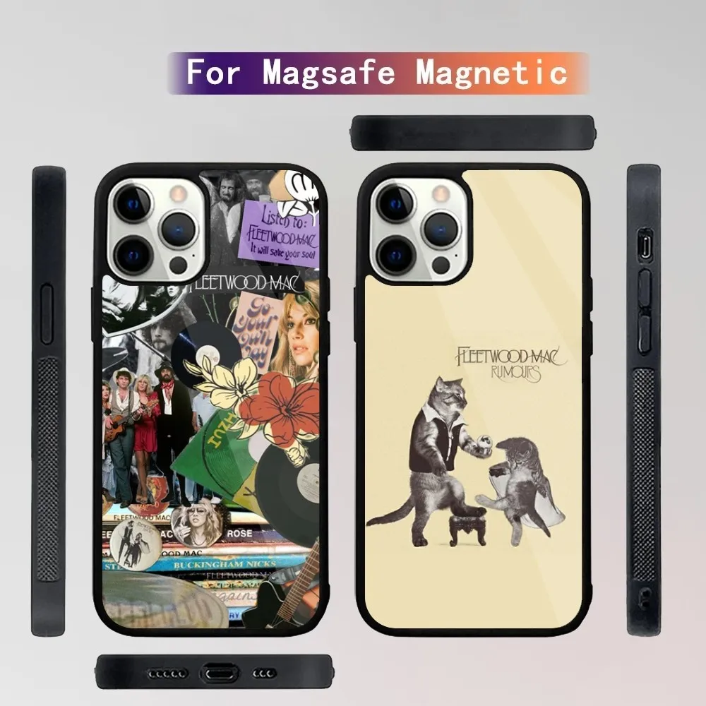 Fleetwood Mac  Phone Case For iPhone 15,14,13,12,11,Plus,Pro,Max Mini Magsafe Magnetic Wireless Charging