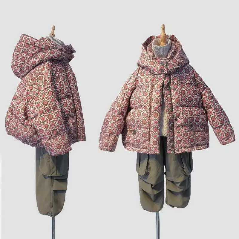 

Autumn and Winter 2026 New Boys and Girls Thick Cotton Coat Children Fashion Korean Warm Baby Cotton Jacket
