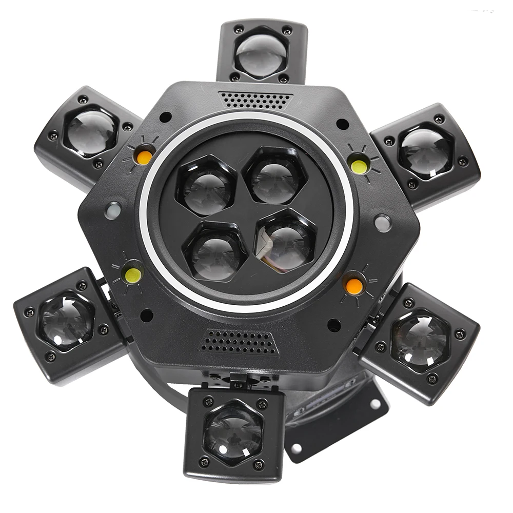 180 واط 6-الذراع عين النحل الدورية ضوء المرحلة شعاع + الليزر + ستروب + شريط إضاءة تأثير متعدد الوظائف ديسكو كشاف إضاءة للحفلات مع جهاز التحكم عن بعد #5