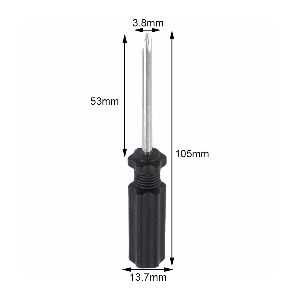 Imagem -06 - Pequena Mini Chave de Fenda Fenda Virilha Chave de Fenda de Aço para Desmontar Brinquedos e Itens Pequenos Ferramenta de Reparo 1pc 105 mm