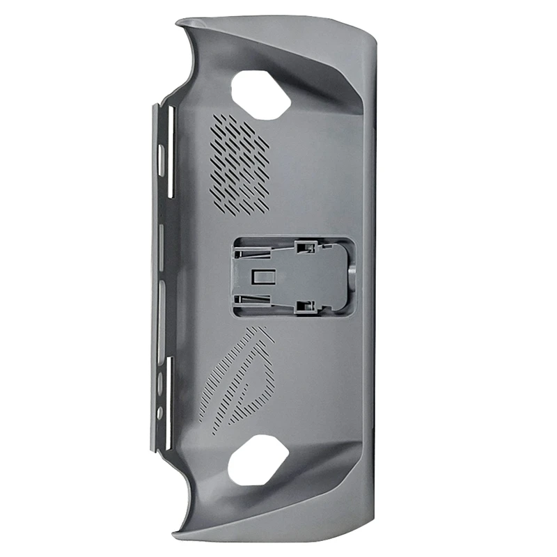 สําหรับ ROG Ally เคส TPU มือถือพร้อมขายึดด้านหลัง ROG Ally เกมคอนโซลเคสกันลื่น, สีเทาทนทานใช้งานง่าย