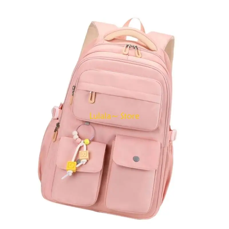 

Y4QA Large Capacity Daypacks Travel Rucksack Bag Book Bag Teens Aesthetic Backpack