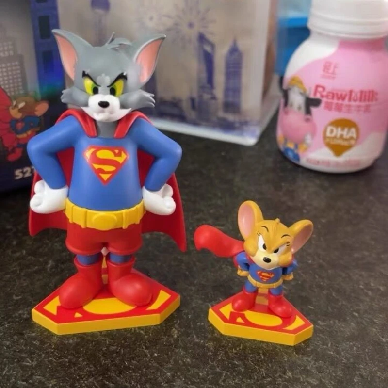 Caja ciega de juguete, Tom y Jerry Finn Bros, 52 Figura de acción de la serie 100 aniversario, juguete coleccionable, decoración de escritorio, 1 ud.