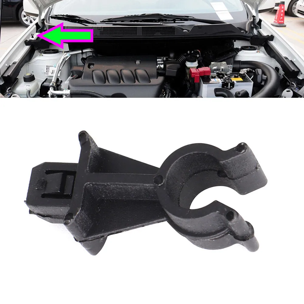 Car Hood Bonnet Retainer Clip For Nissan Qashqai J10 Navara Pathfinder R51 Hood Bonnet Support Prod Rod Clamp Holder