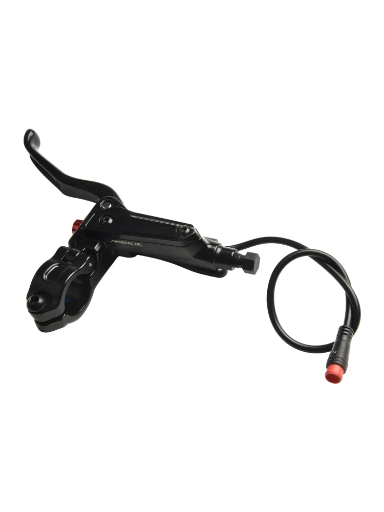 E-Bike Brake 3 Pin Accessories Aluminum Alloy Black/Red Brake Handle Electric Bike For Bafang Hall GT267 Replacement Spare Parts