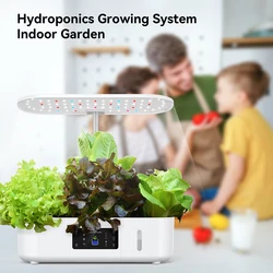 Sistema idroponico per piante che cresce giardino interno LED Light Smart Planting Machine autoirrigante Indoor Home giardinaggio fioriera