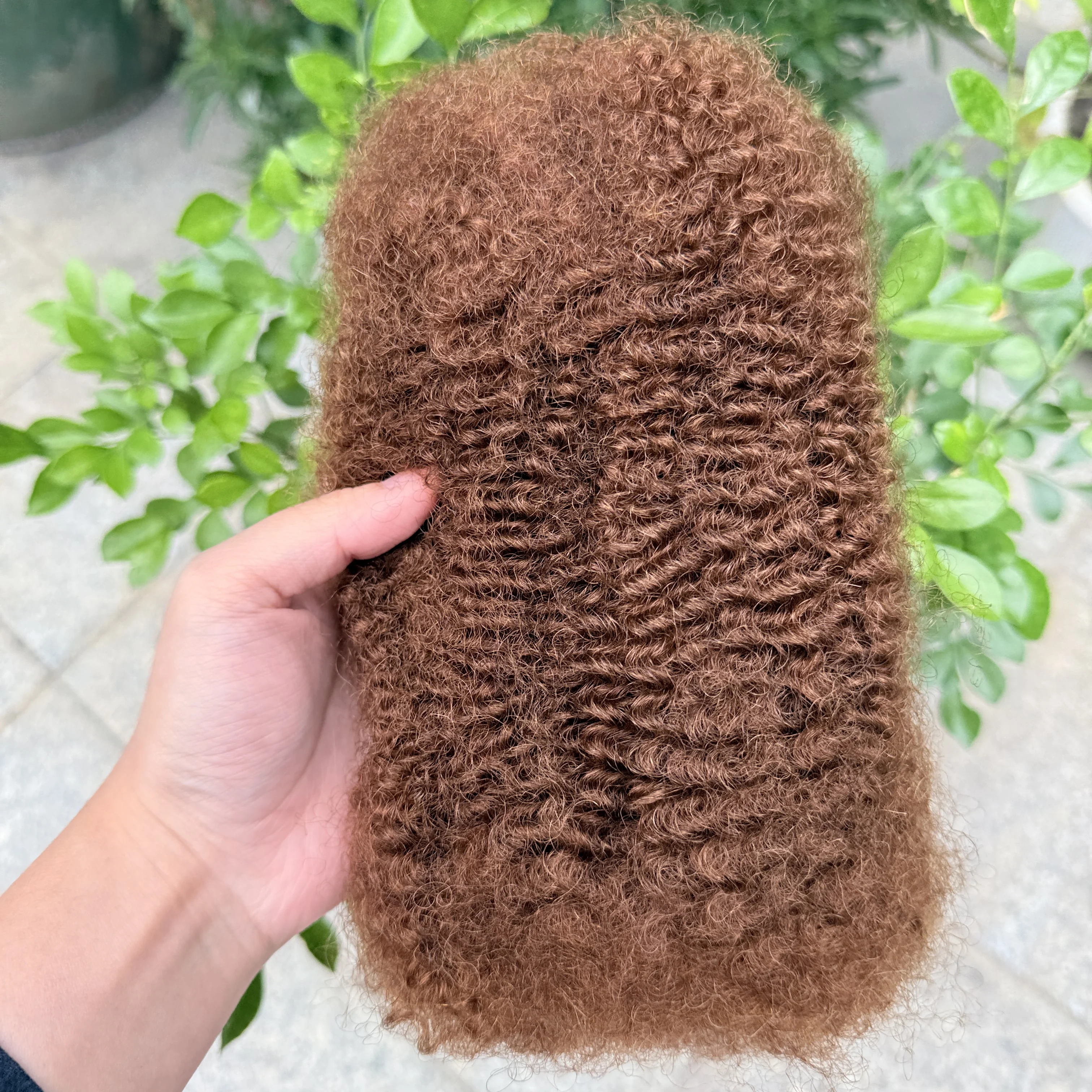 الأفرو غريب السائبة 4C الكروشيه تجديل الشعر البشري لملحقات المجدل تويست لوكس إصلاح 50 جرام/قطعة علة # 27 # 30 # #3