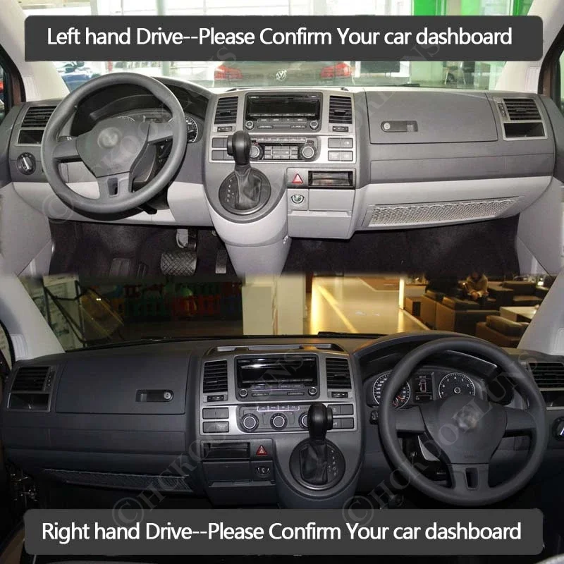 Shade Cape Blanket Accessories Dashboard Cover Dash Board Mat Carpet Pad for Volkswagen VW Transporter T5 Caravell 2004 ~ 2015