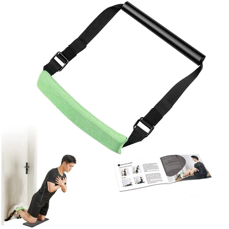 Adjustable Nordic Hamstring Curl Strap Sit-up Auxiliary Belt Squats Nordic Tendon Curl Ab Workout Home Gym Fitness Equipment