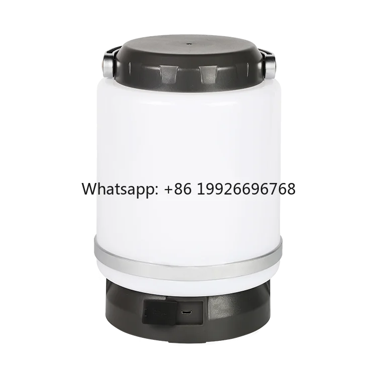 

Portable Rechargeable LED Lantern for Camping Emergency Outdoor Tent Lamp with ABS Body White ROHS Certified