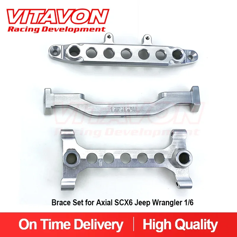 

VITAVON CNC Alu #7075 Brace Set for Axial SCX6 Jeep Wrangler Trail Honcho 1/6